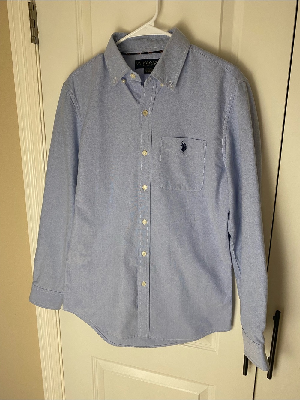 U.S. Polo Assn. Men’s Light Blue Oxford Button-Down Shirt - Size S